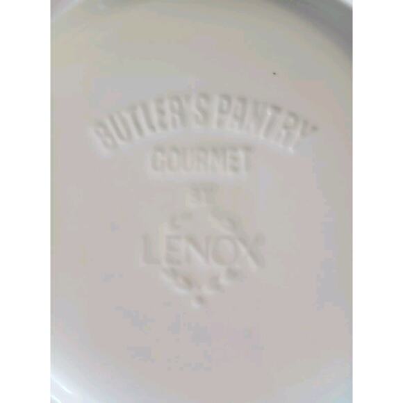 Lenox Butler's Pantry Gourmet Pasta Soup Bowl 10" Ivory White Replacement - Picture 6 of 7